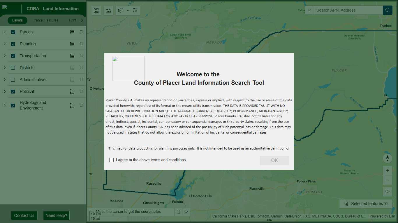 Land Information Search - Public Site
